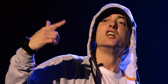 image: Eminem angriper Trump i en fire minutter lang rasende rap